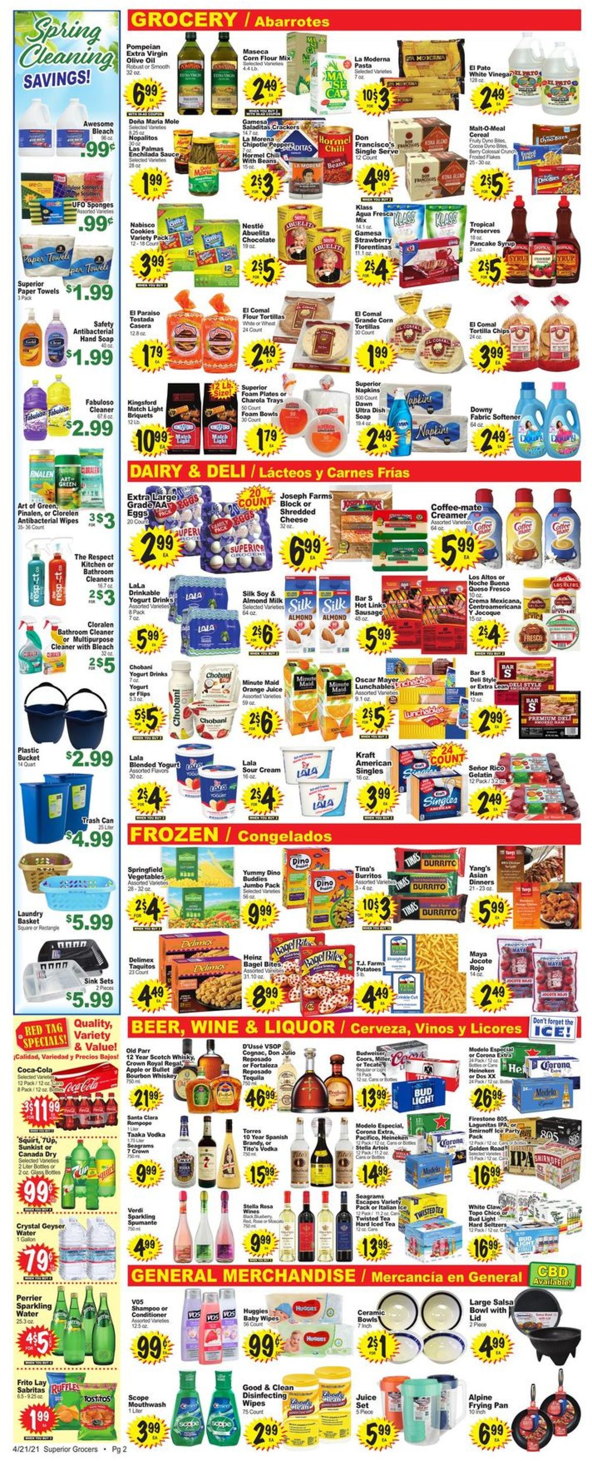 Catalogue Superior Grocers from 04/21/2021