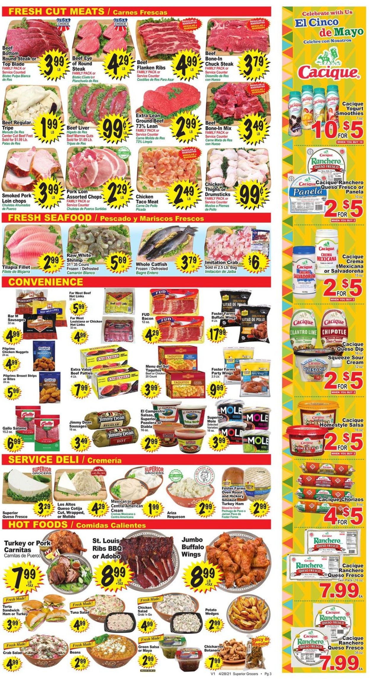 Catalogue Superior Grocers from 04/28/2021