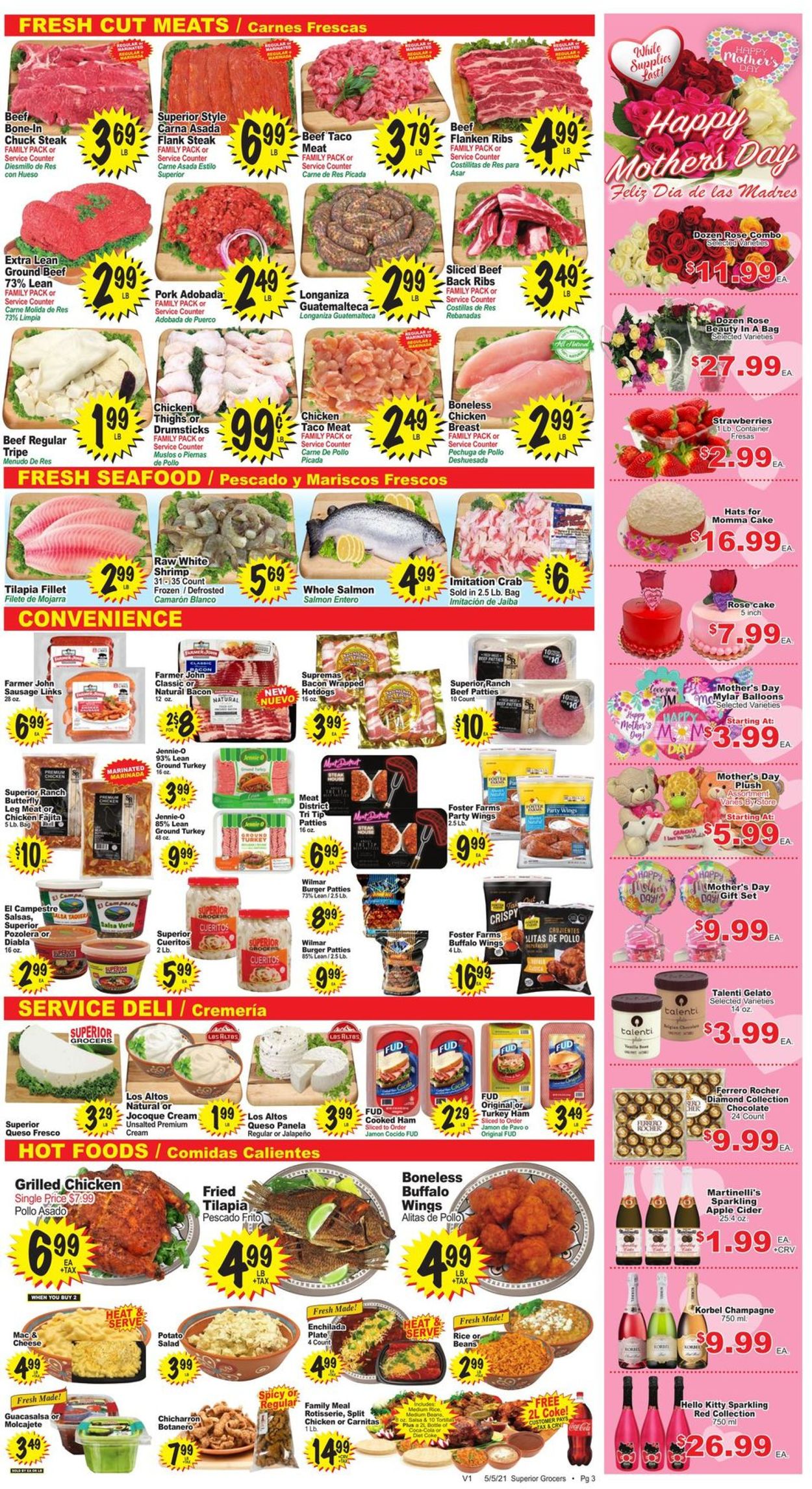 Catalogue Superior Grocers from 05/05/2021