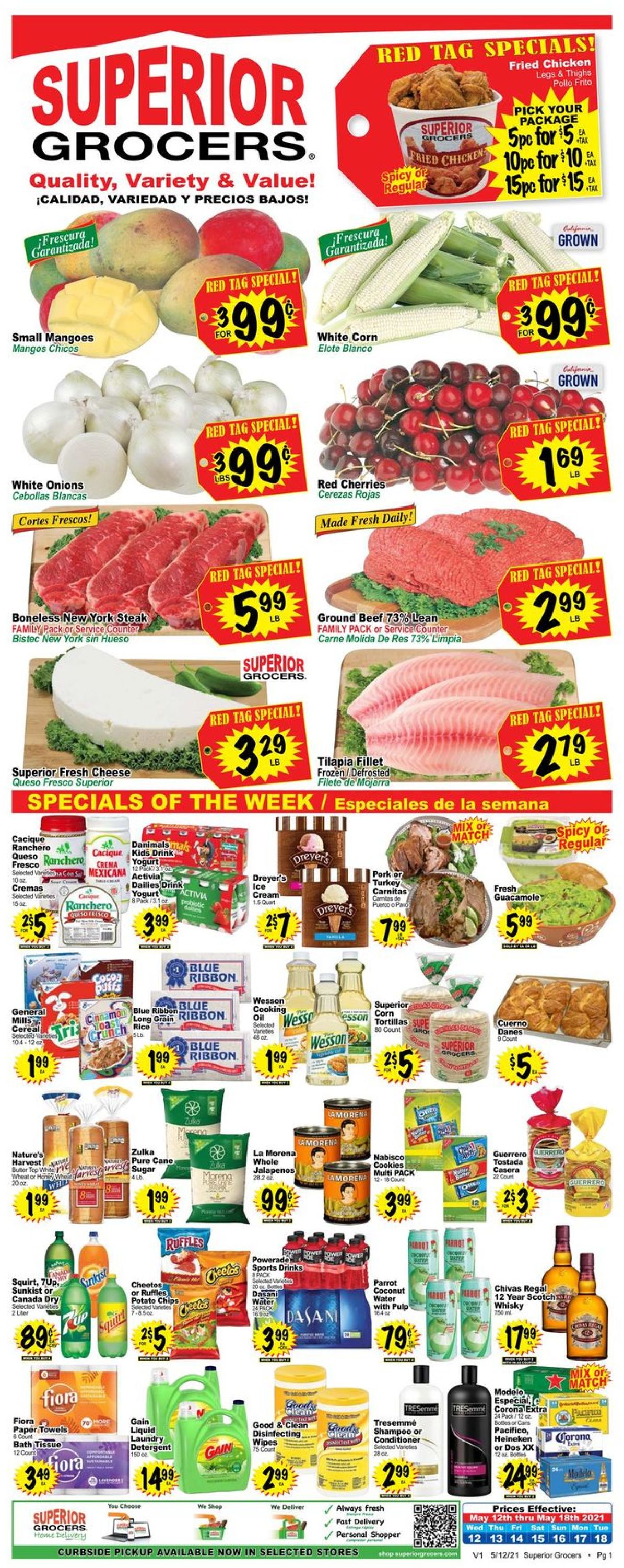 Catalogue Superior Grocers from 05/12/2021