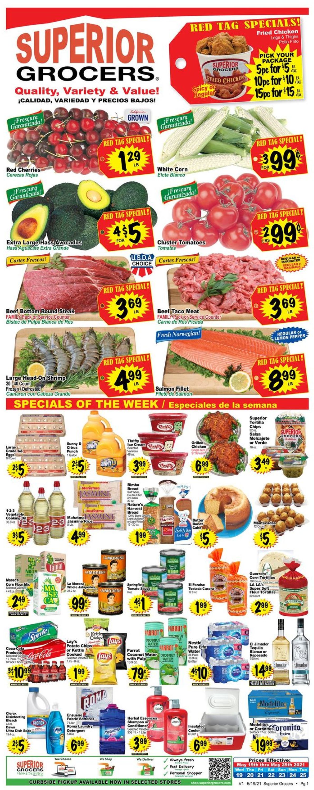 Catalogue Superior Grocers from 05/19/2021