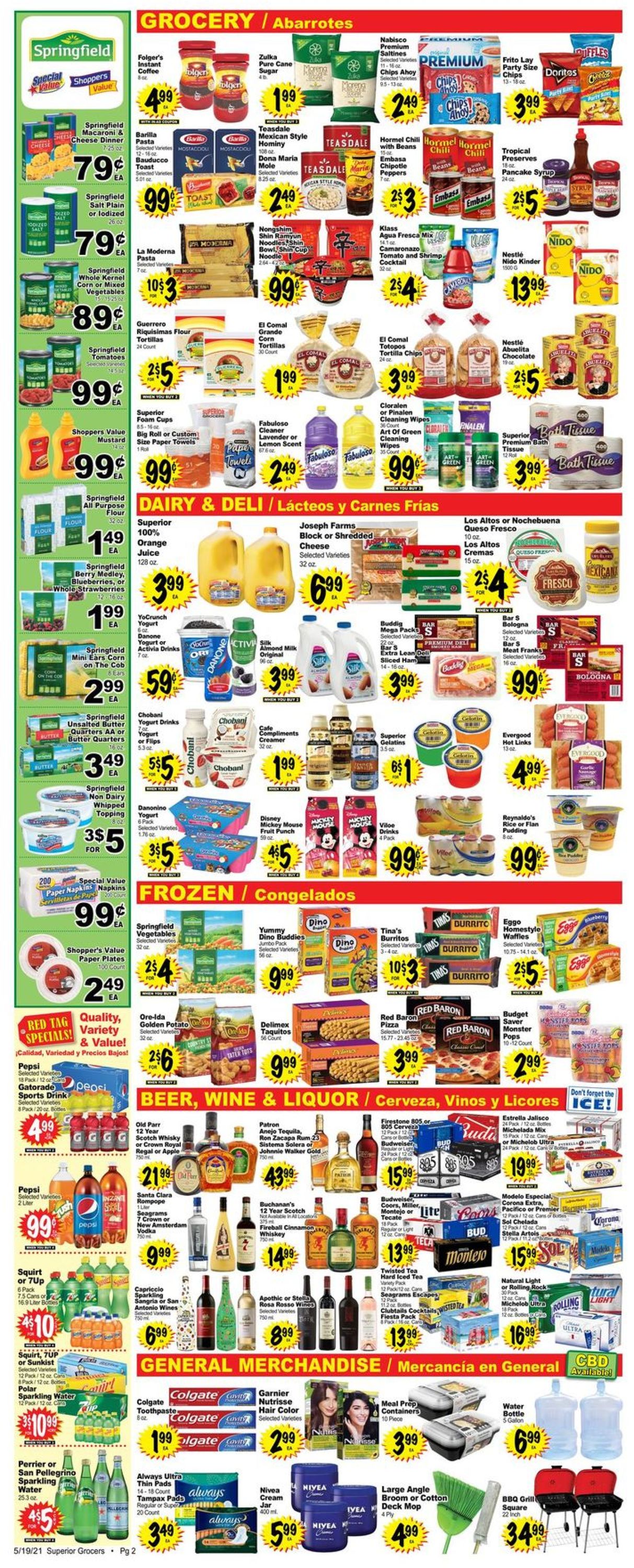 Catalogue Superior Grocers from 05/19/2021