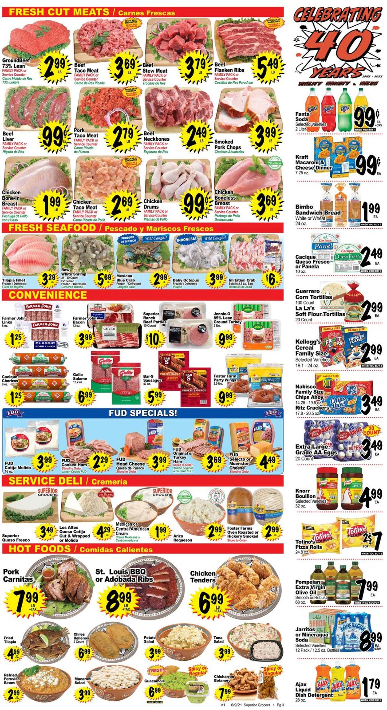 Catalogue Superior Grocers from 06/09/2021