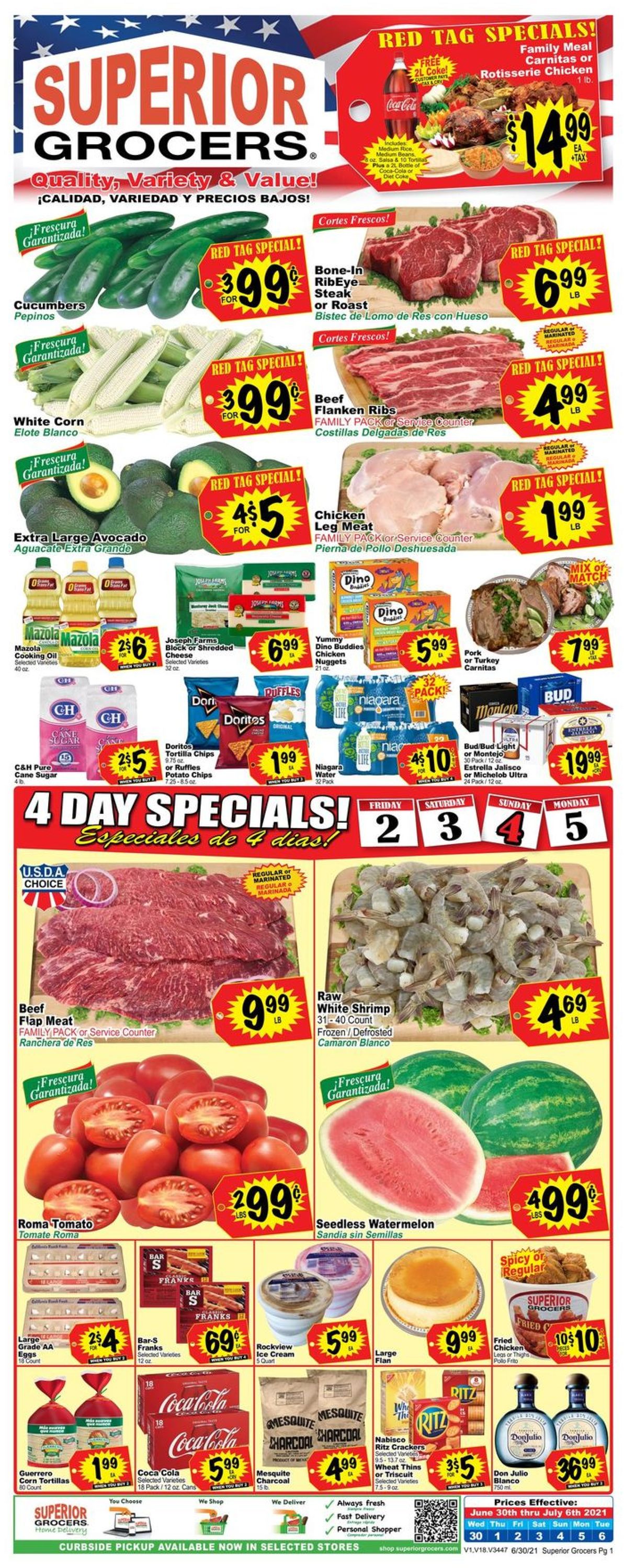 Catalogue Superior Grocers from 06/30/2021