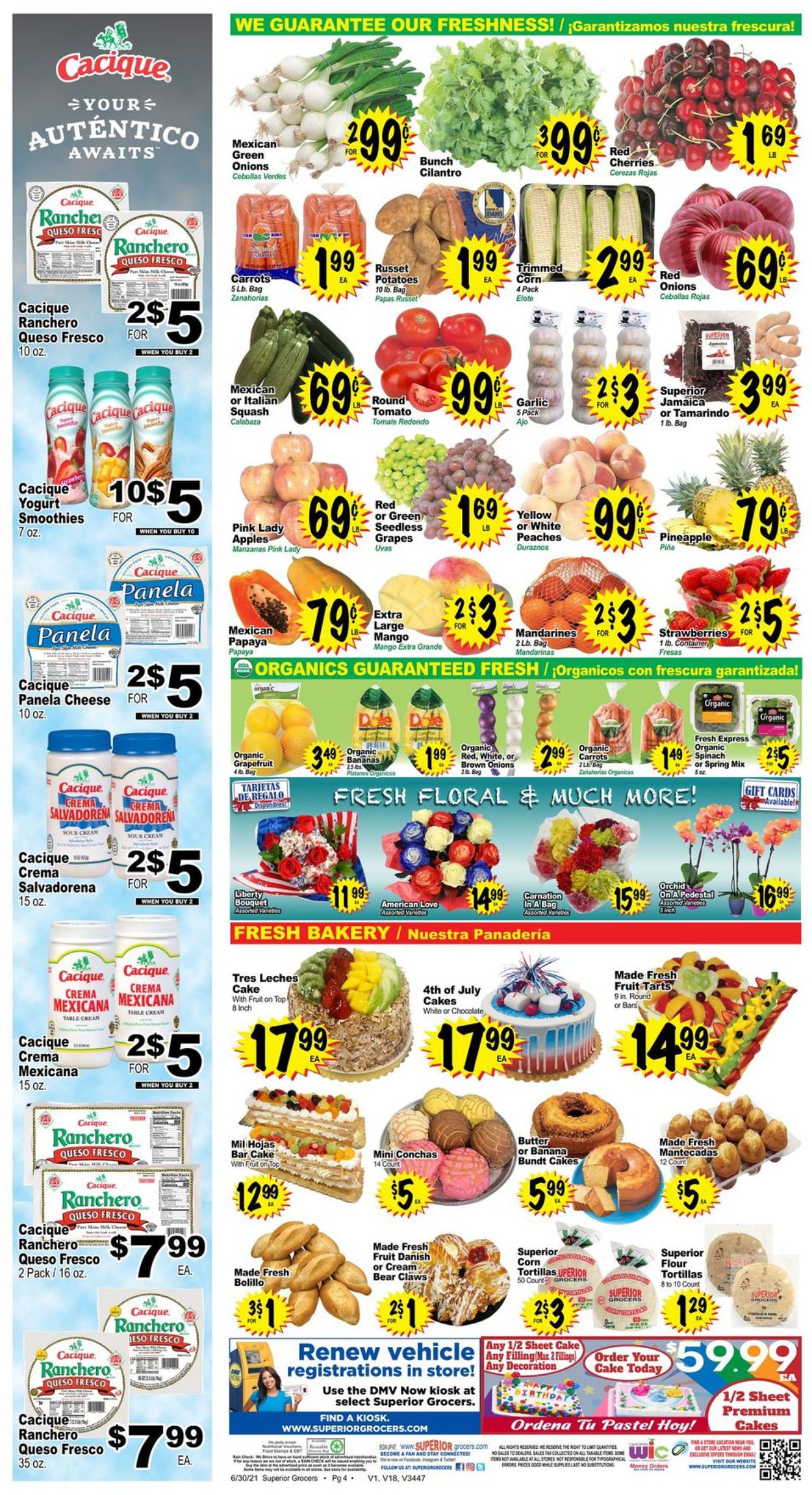 Catalogue Superior Grocers from 06/30/2021