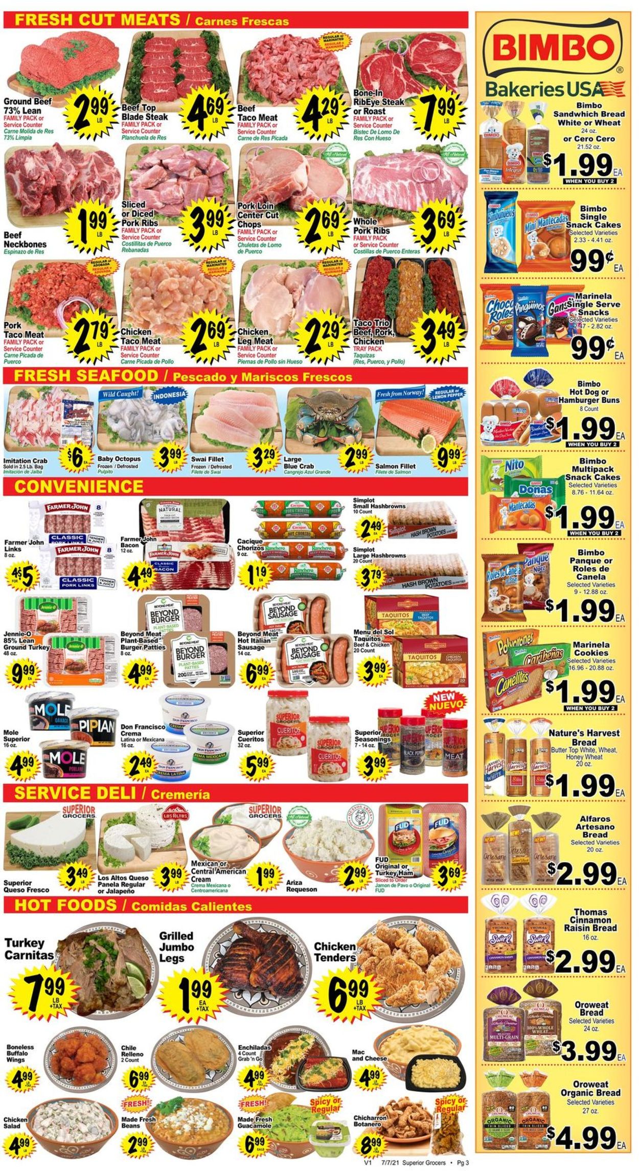 Catalogue Superior Grocers from 07/07/2021