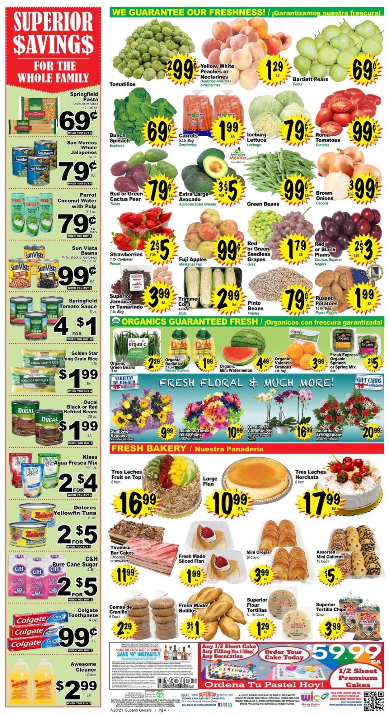 Catalogue Superior Grocers from 07/28/2021