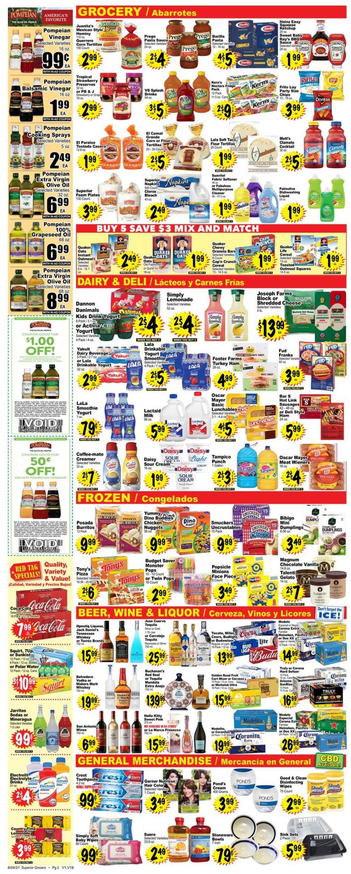 Catalogue Superior Grocers from 08/04/2021
