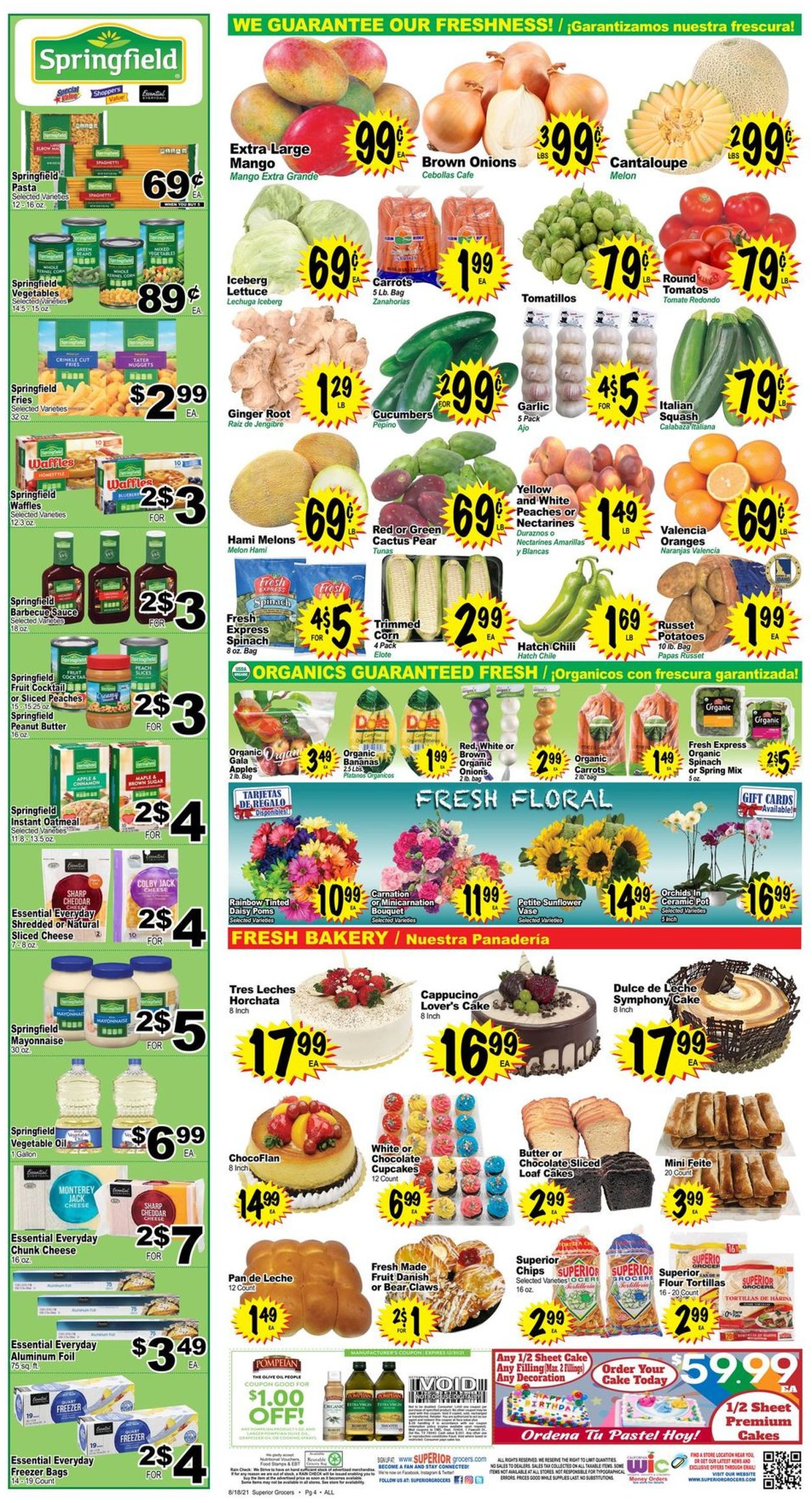 Catalogue Superior Grocers from 08/18/2021