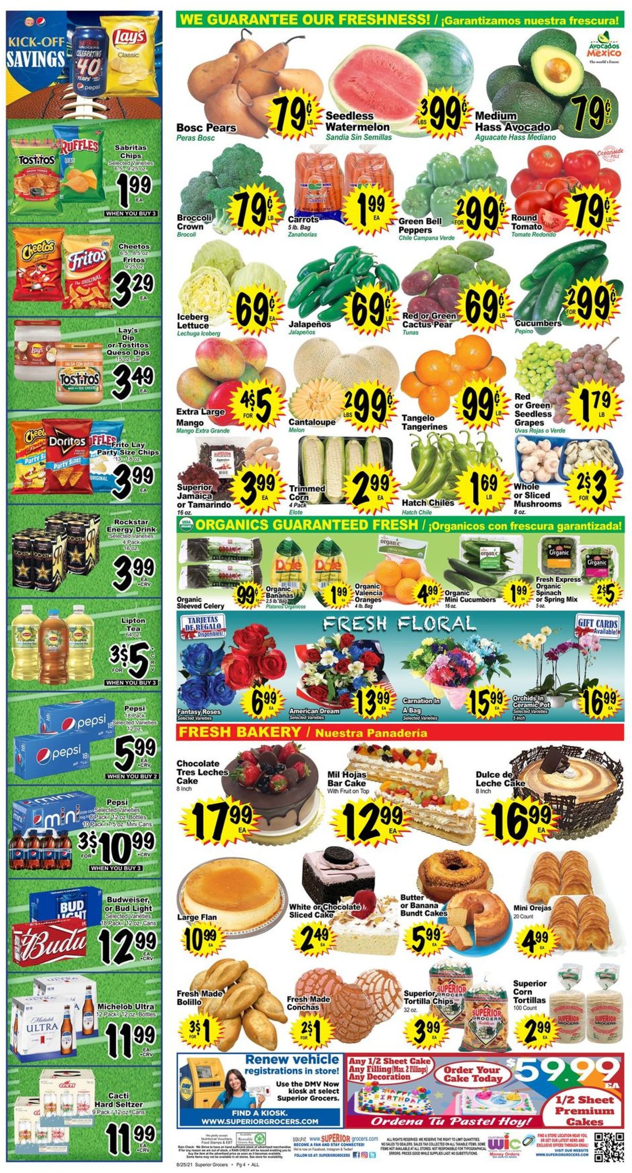 Catalogue Superior Grocers from 08/25/2021