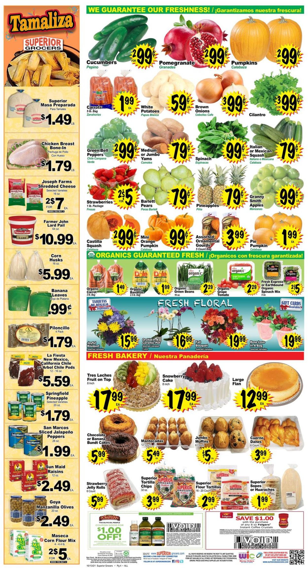 Catalogue Superior Grocers from 10/13/2021