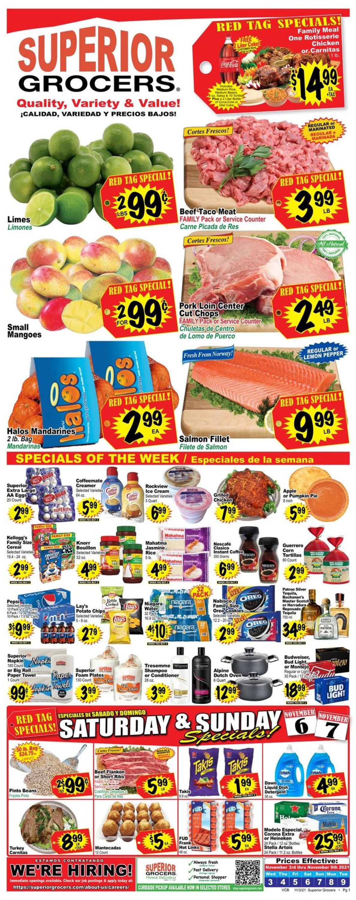 Catalogue Superior Grocers from 11/03/2021