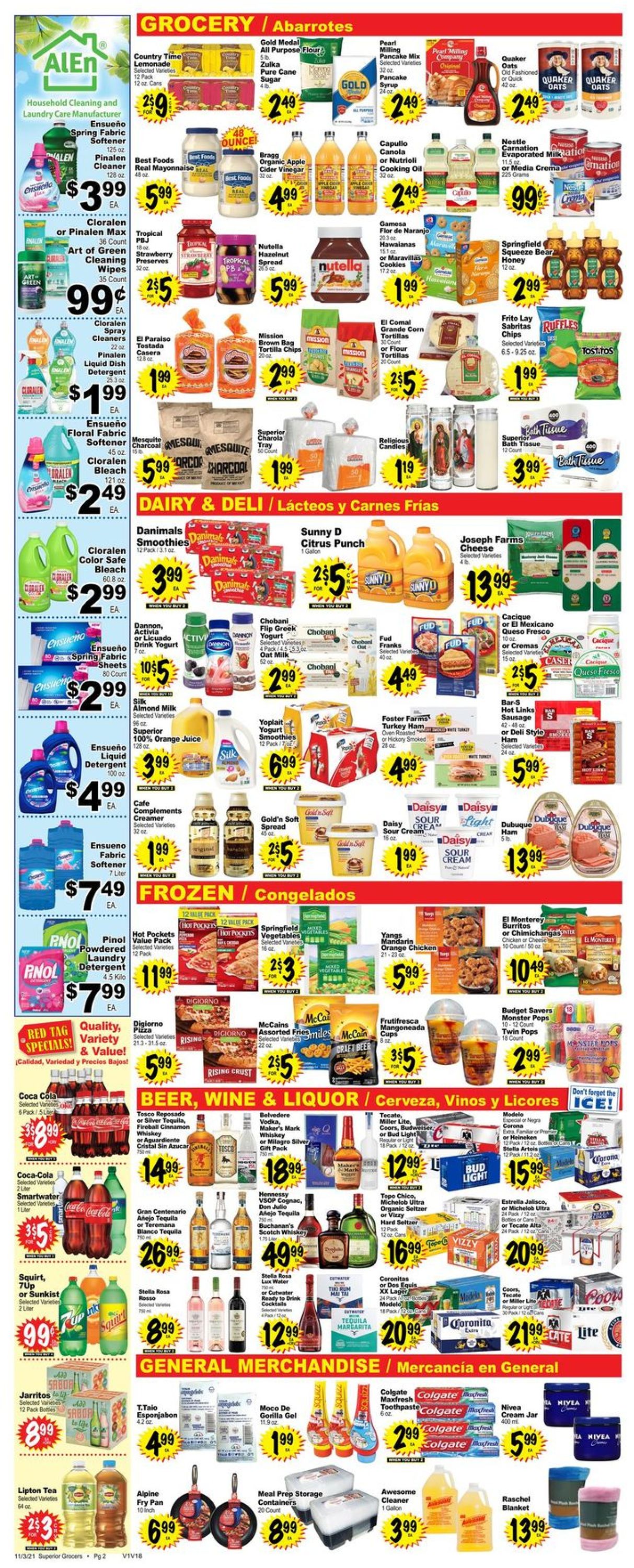 Catalogue Superior Grocers from 11/03/2021