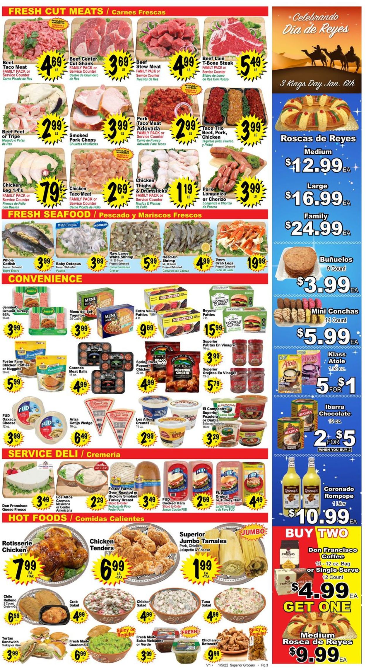 Catalogue Superior Grocers from 01/05/2022