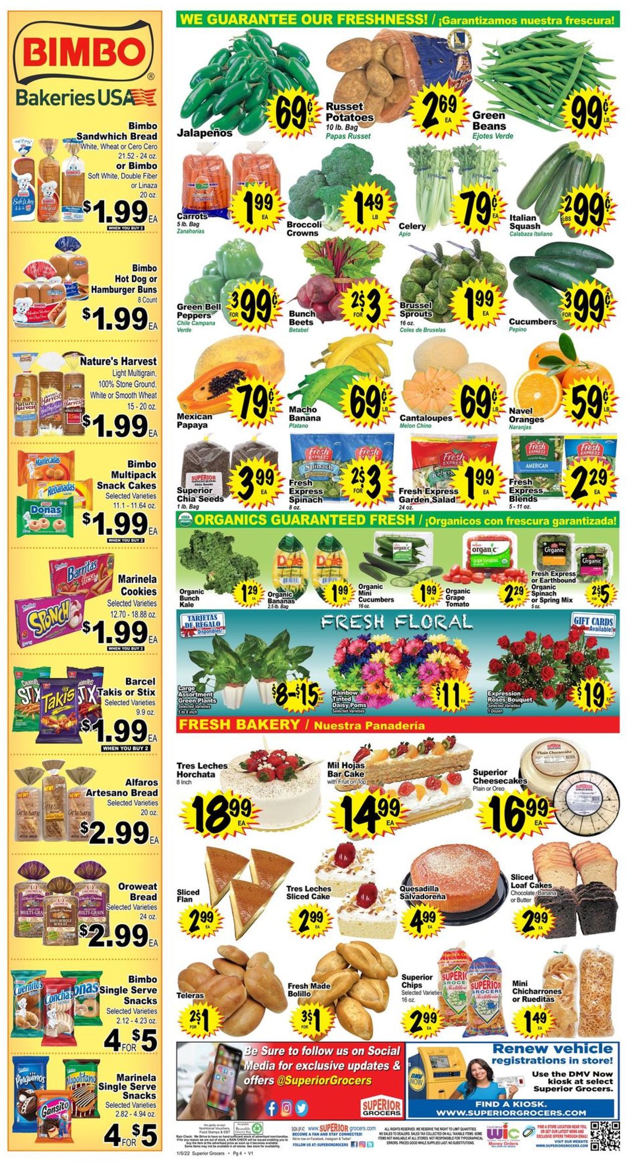 Catalogue Superior Grocers from 01/05/2022