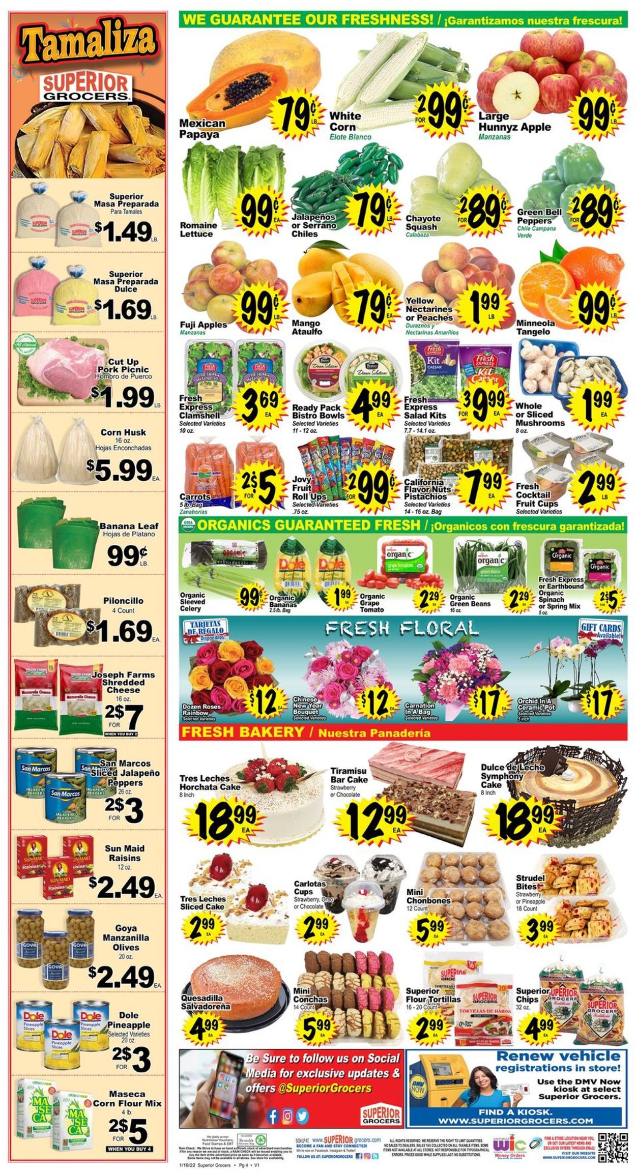 Catalogue Superior Grocers from 01/19/2022