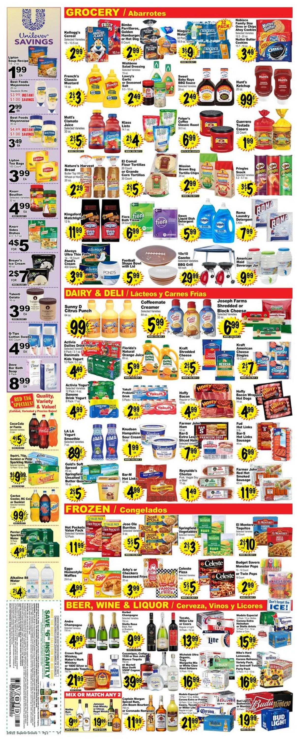 Catalogue Superior Grocers from 02/09/2022