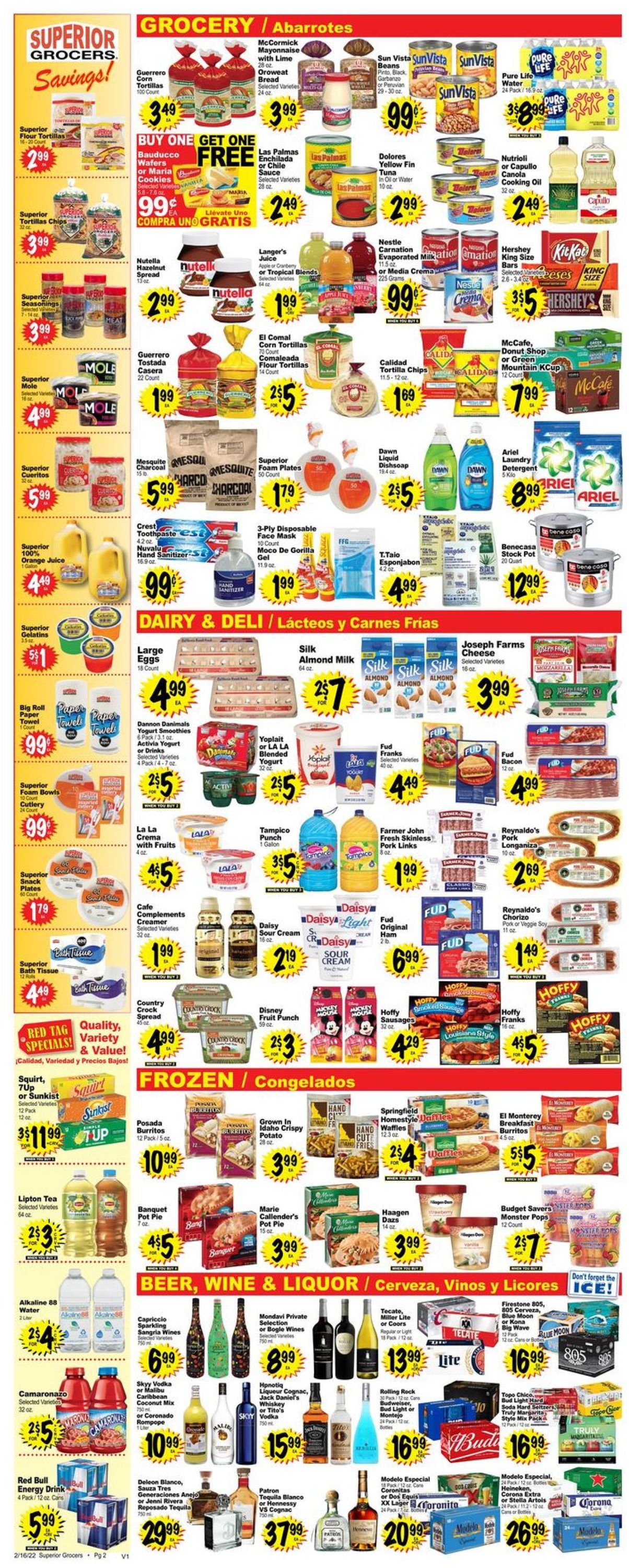 Catalogue Superior Grocers from 02/16/2022