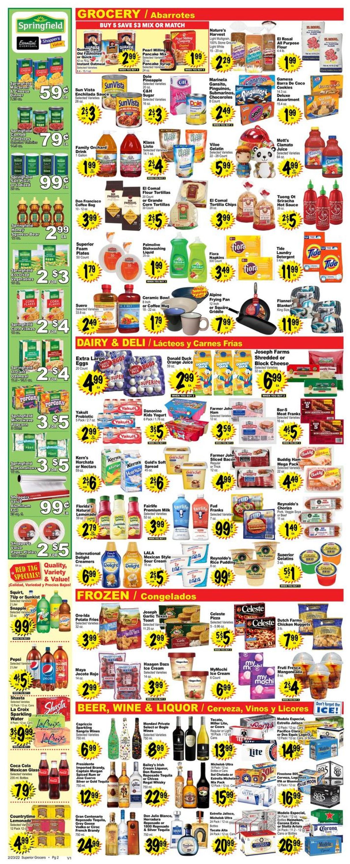 Catalogue Superior Grocers from 02/23/2022