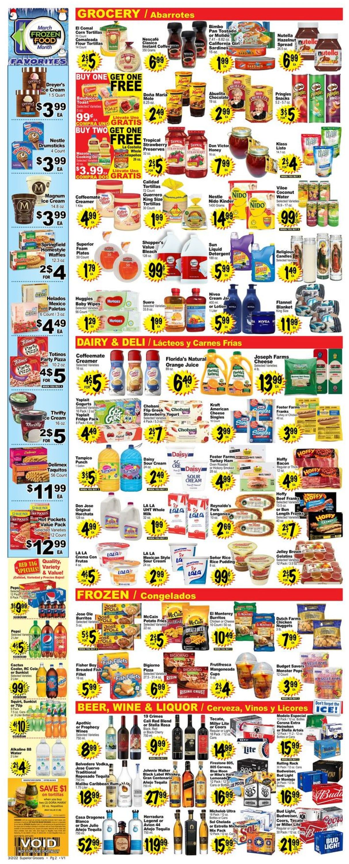 Catalogue Superior Grocers from 03/02/2022