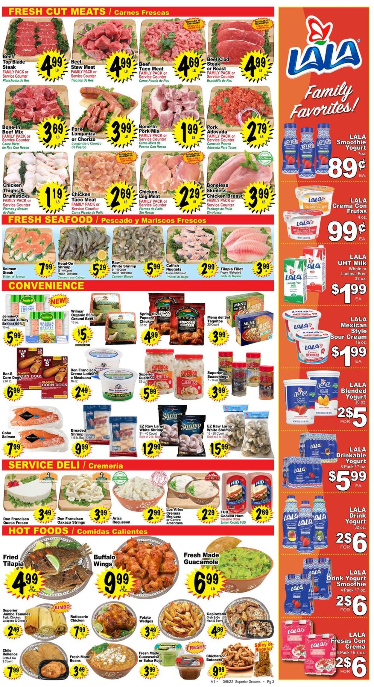 Catalogue Superior Grocers from 03/09/2022