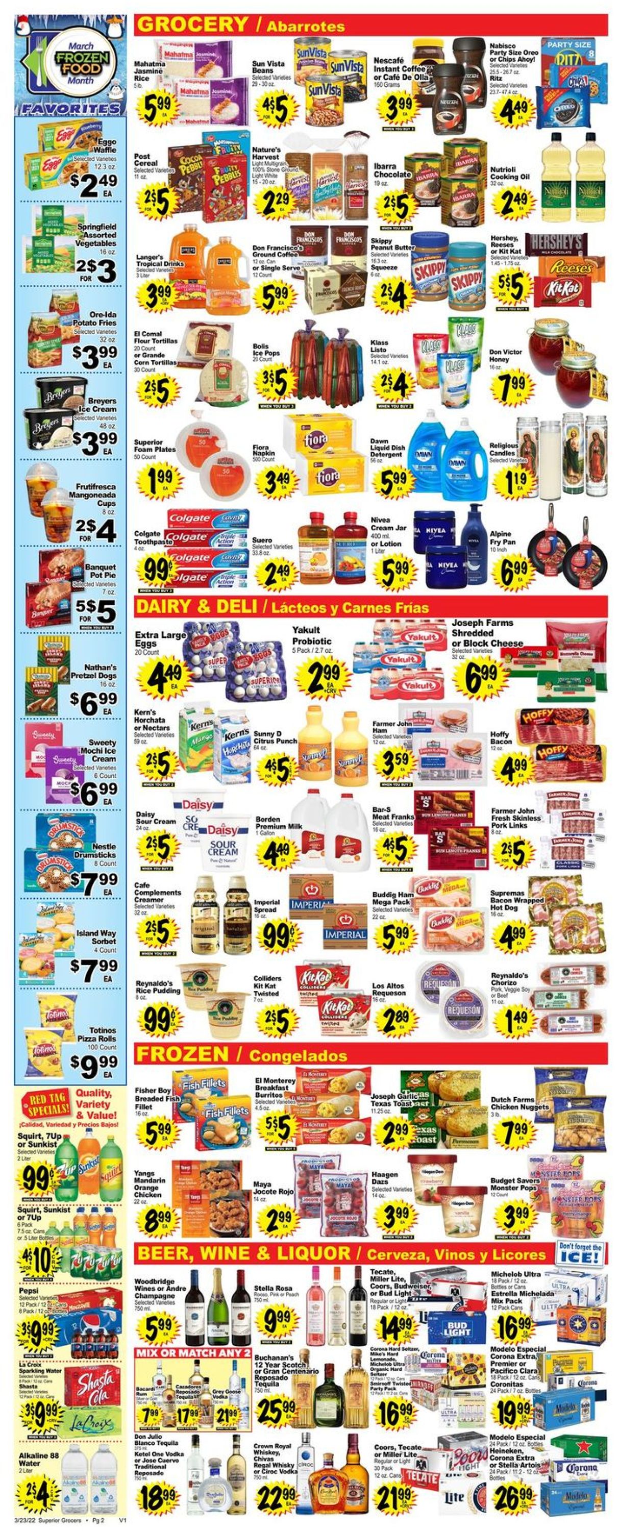 Catalogue Superior Grocers from 03/23/2022