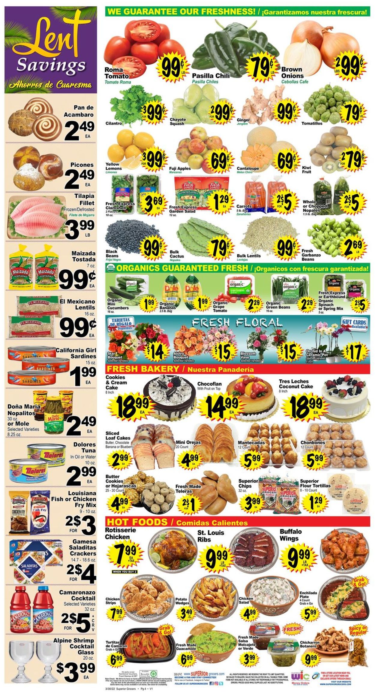 Catalogue Superior Grocers from 03/30/2022