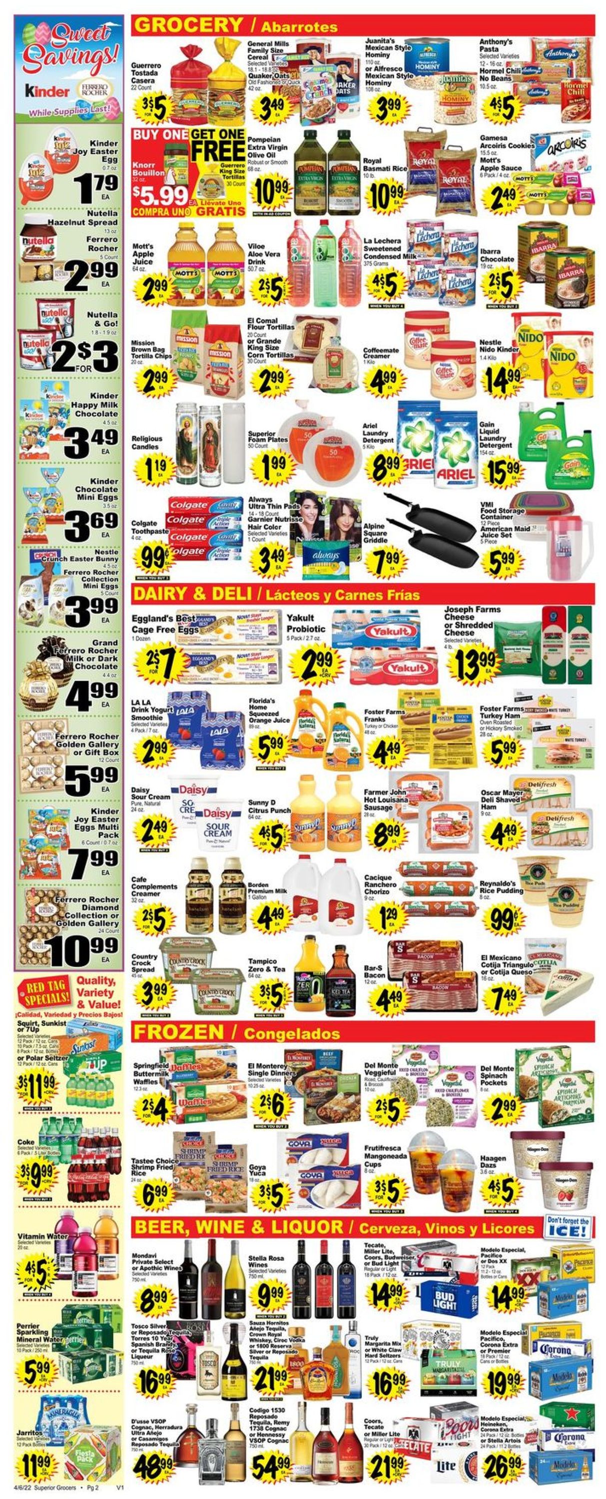 Catalogue Superior Grocers from 04/06/2022