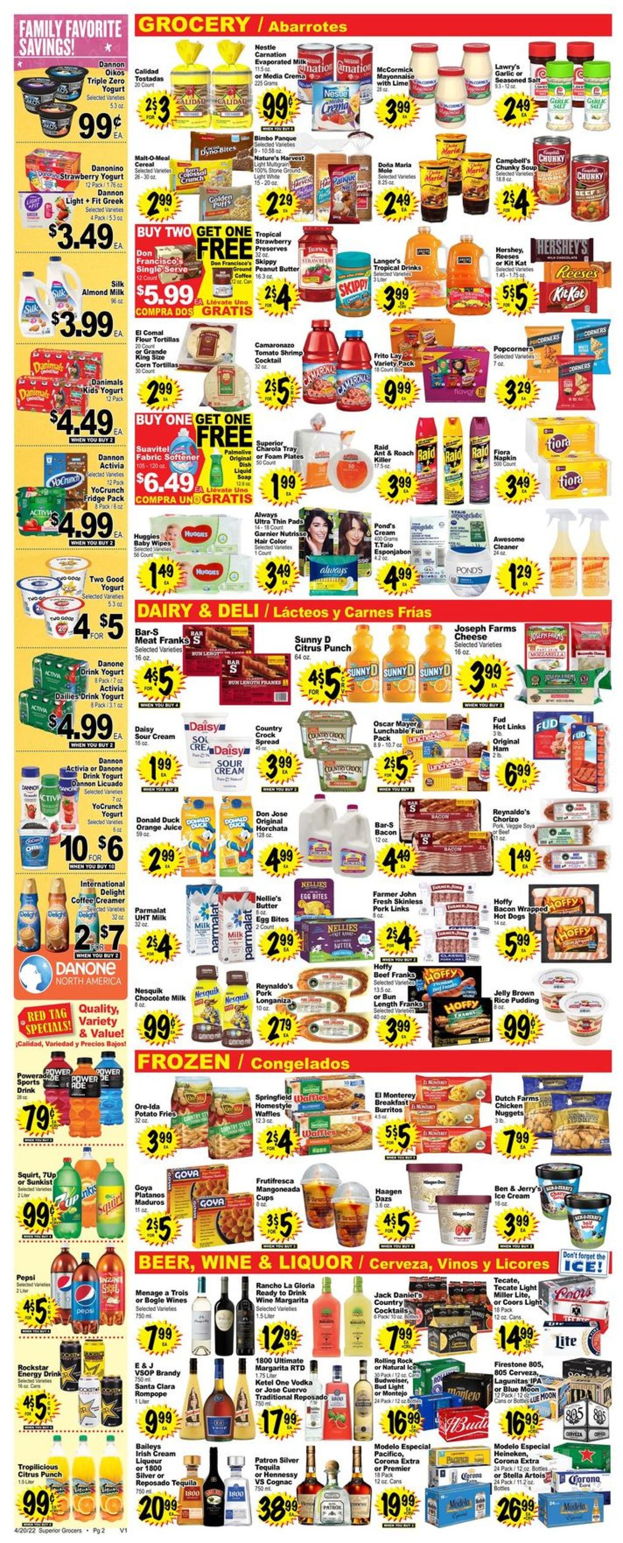 Catalogue Superior Grocers from 04/20/2022