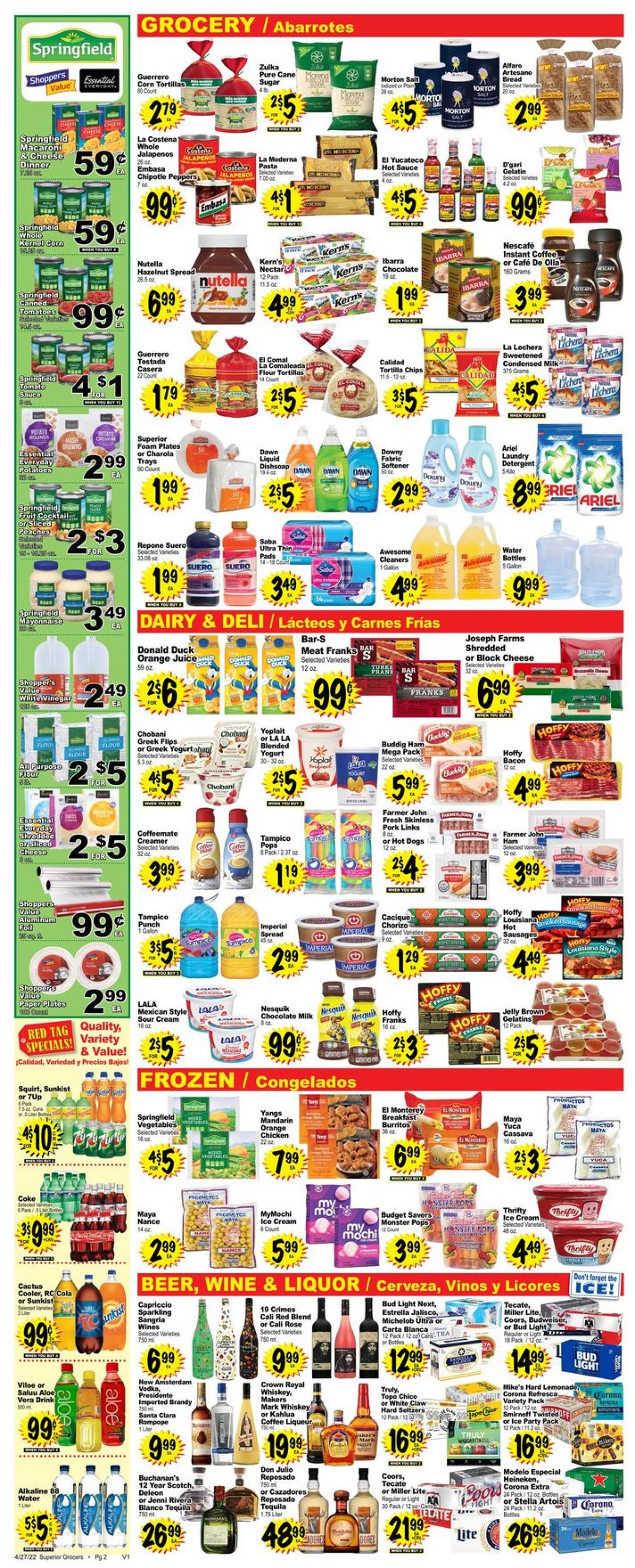 Catalogue Superior Grocers from 04/27/2022