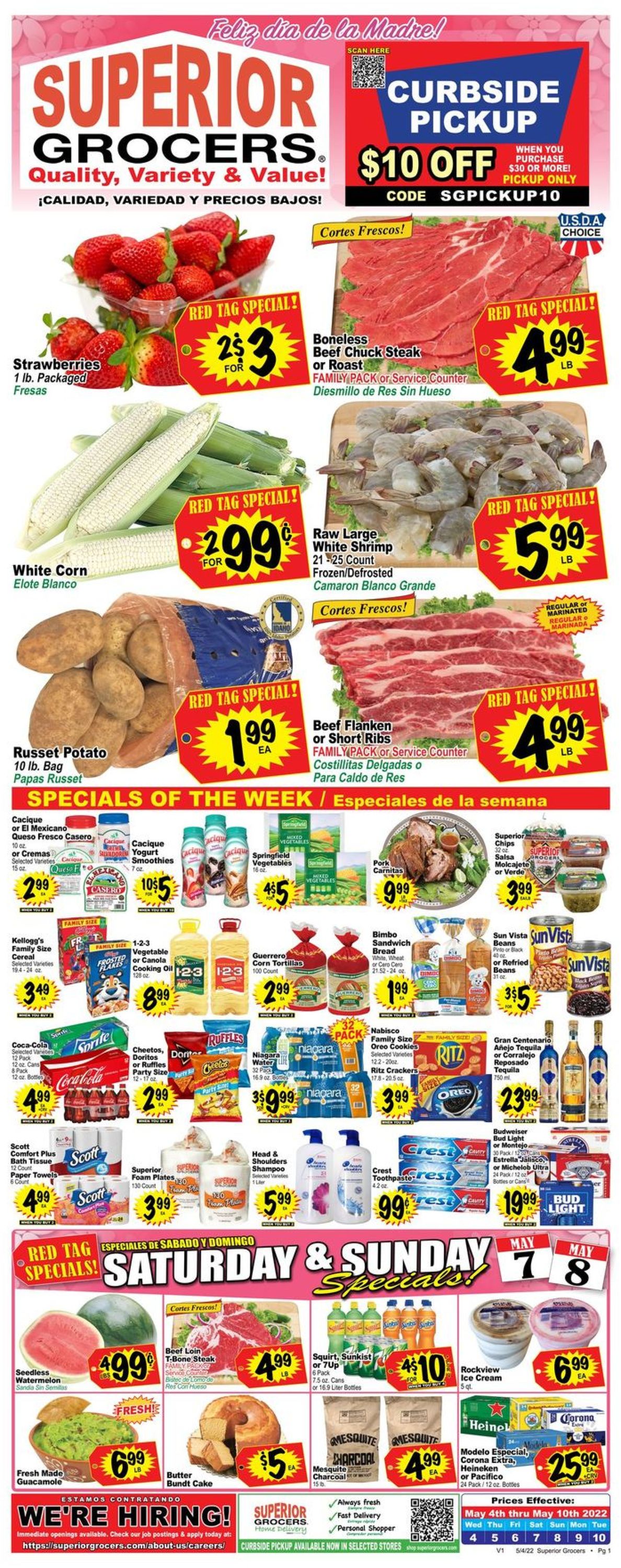 Catalogue Superior Grocers from 05/04/2022