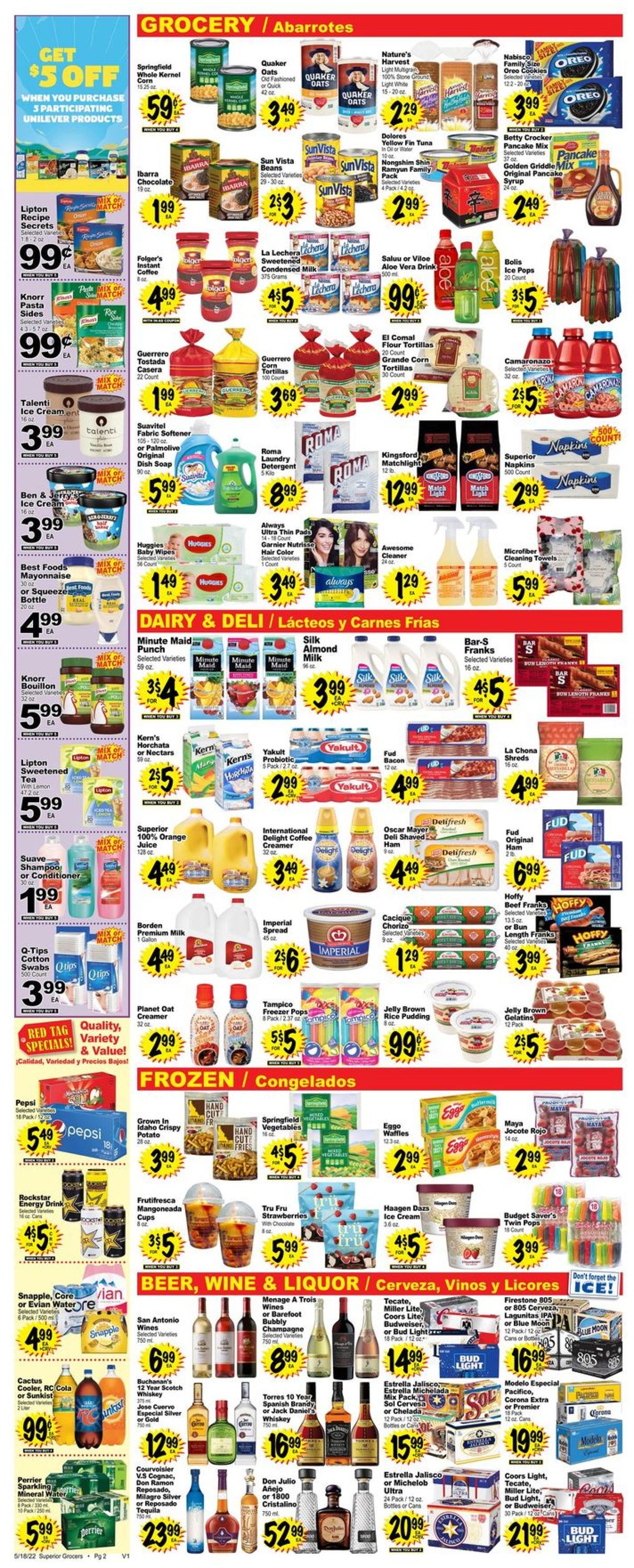 Catalogue Superior Grocers from 05/18/2022