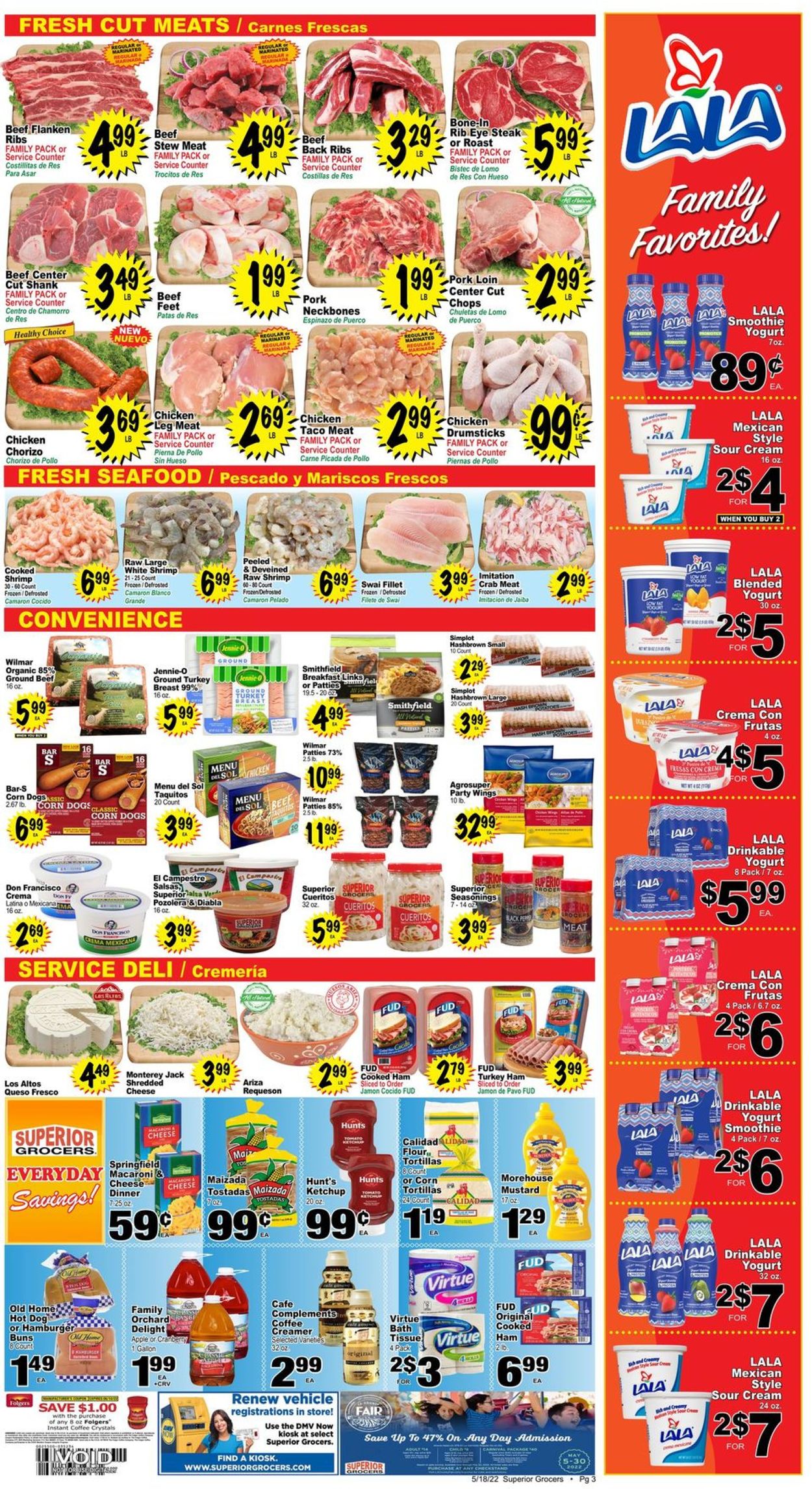 Catalogue Superior Grocers from 05/18/2022