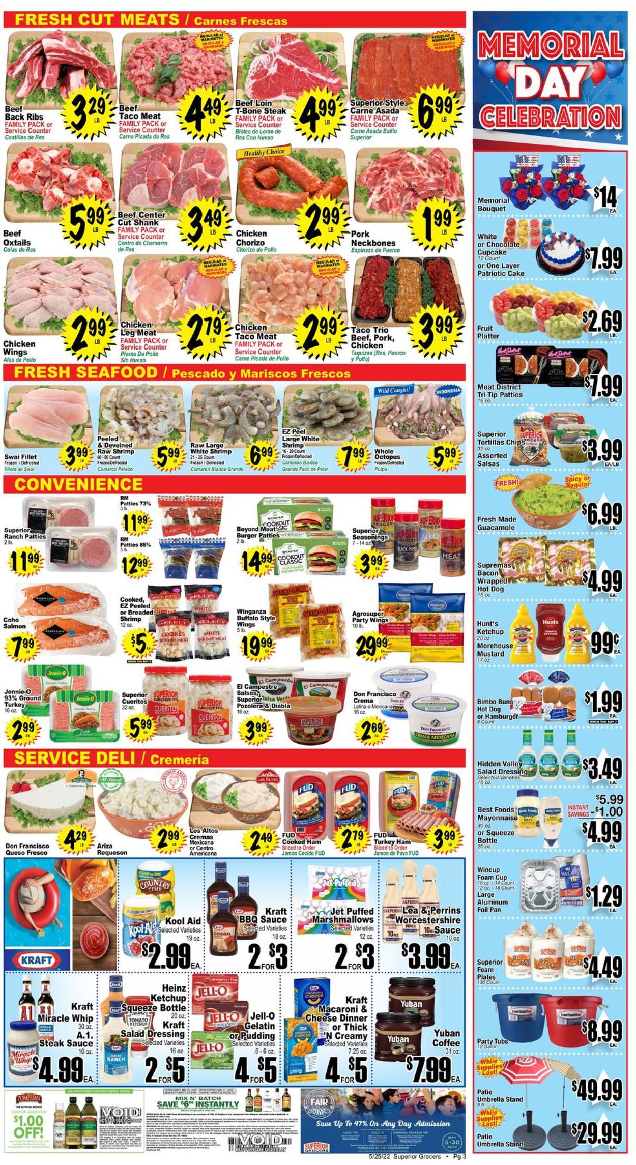 Catalogue Superior Grocers from 05/25/2022