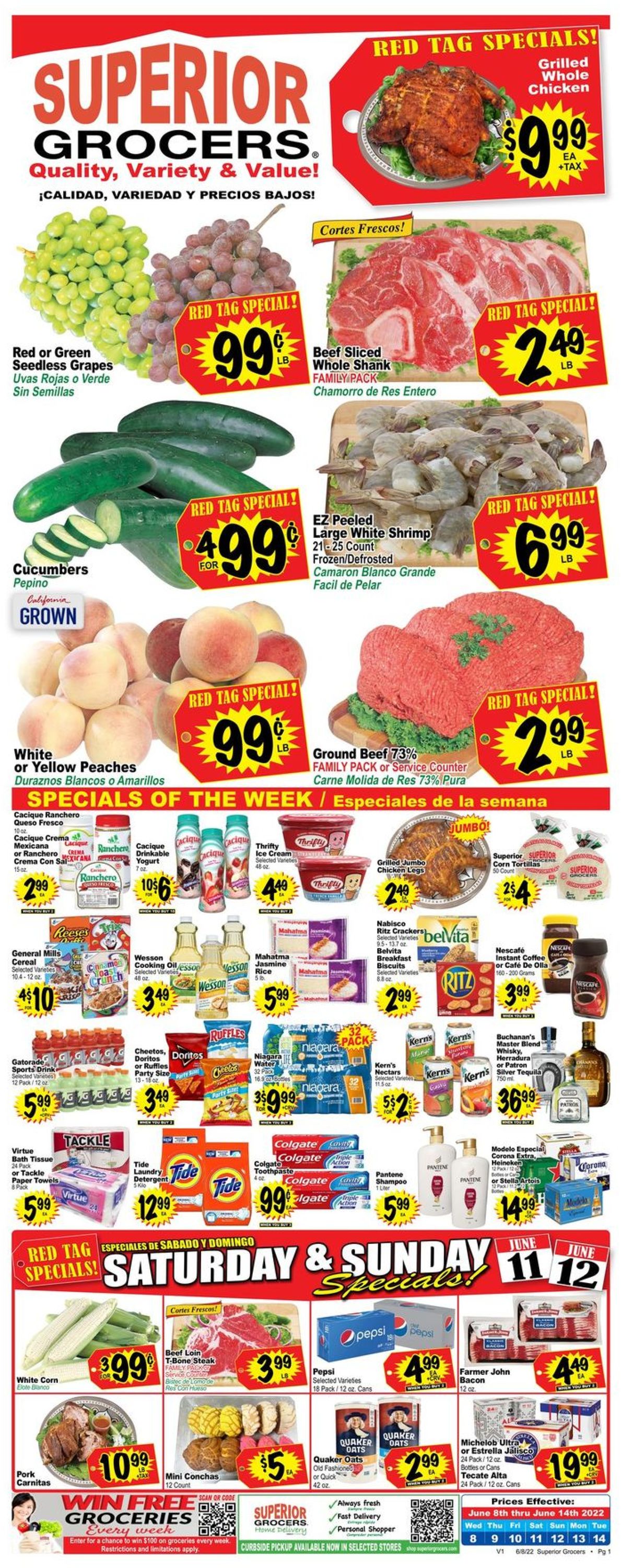 Catalogue Superior Grocers from 06/08/2022