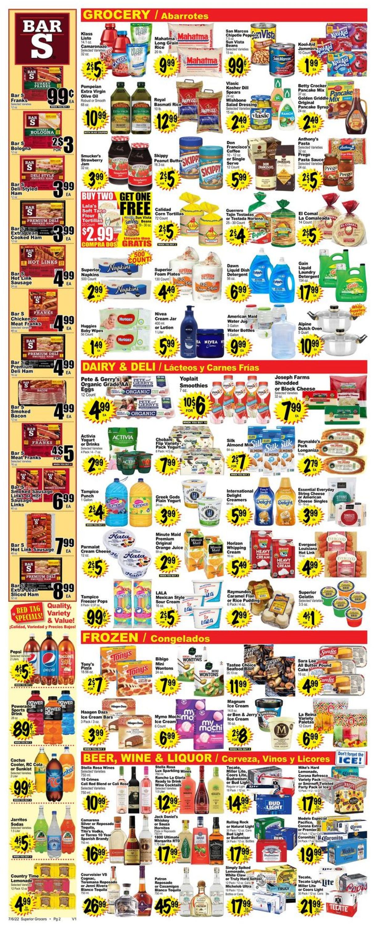 Catalogue Superior Grocers from 07/06/2022