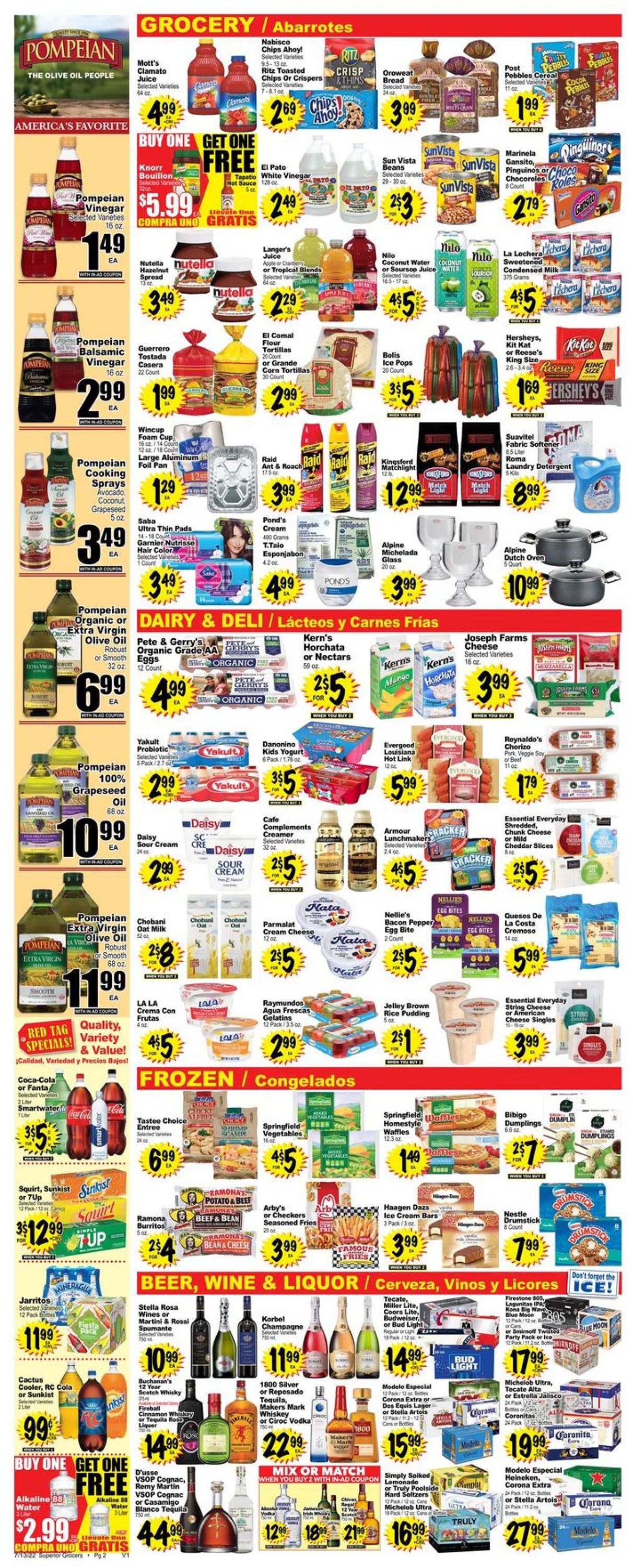 Catalogue Superior Grocers from 07/13/2022