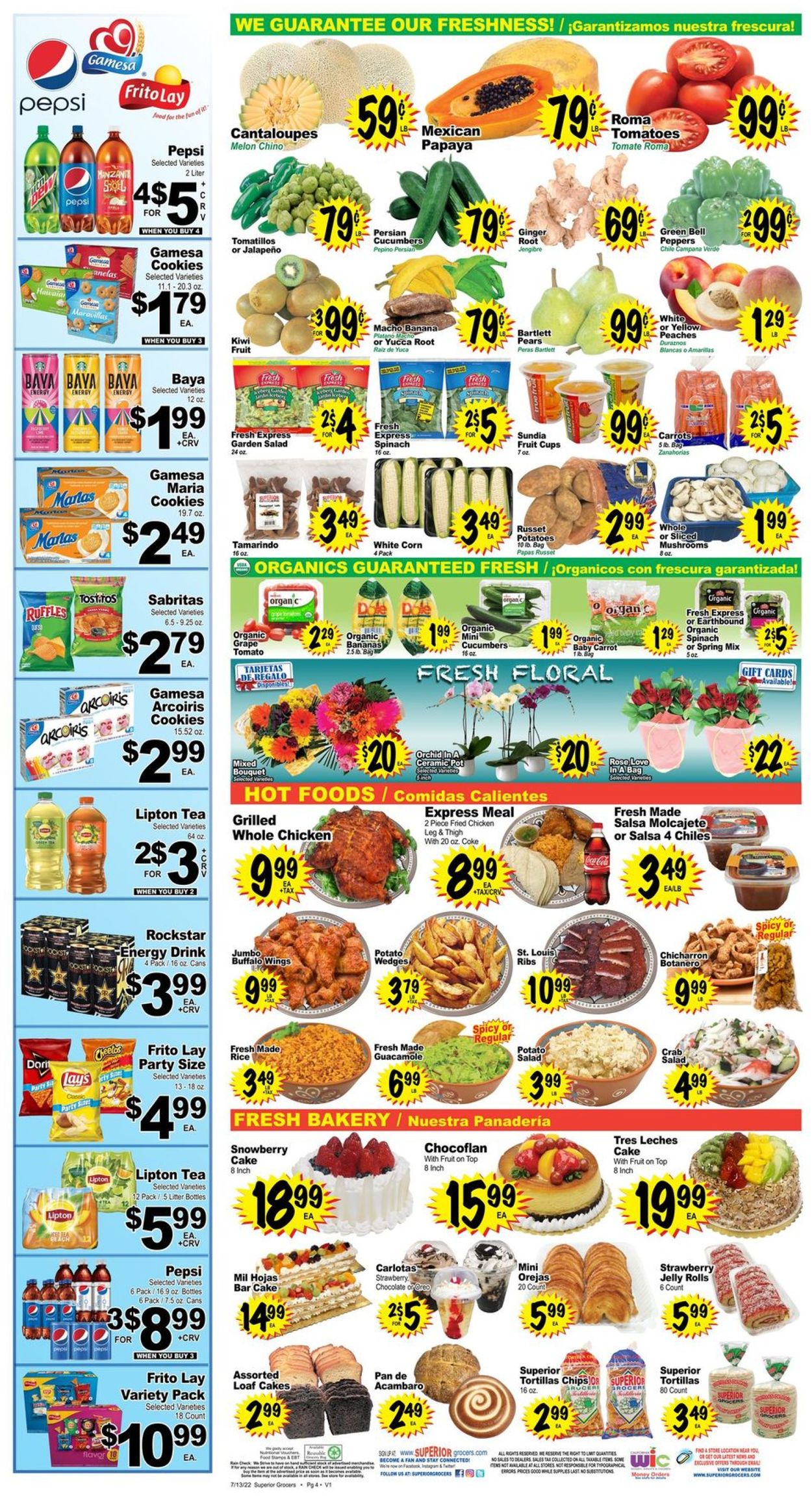 Catalogue Superior Grocers from 07/13/2022