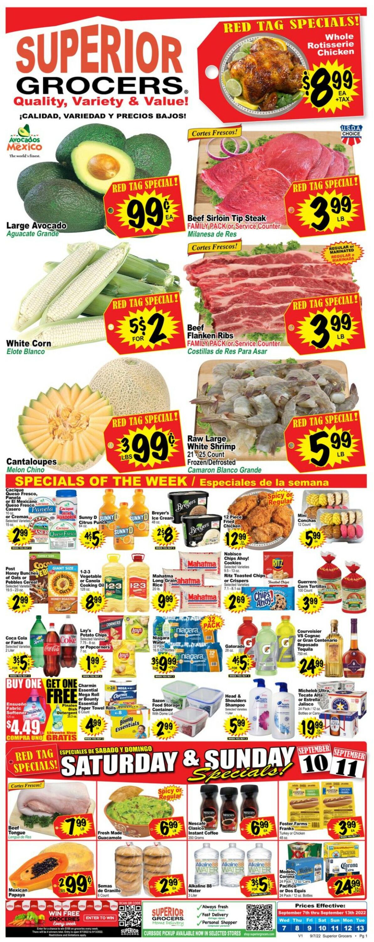 Catalogue Superior Grocers from 09/07/2022