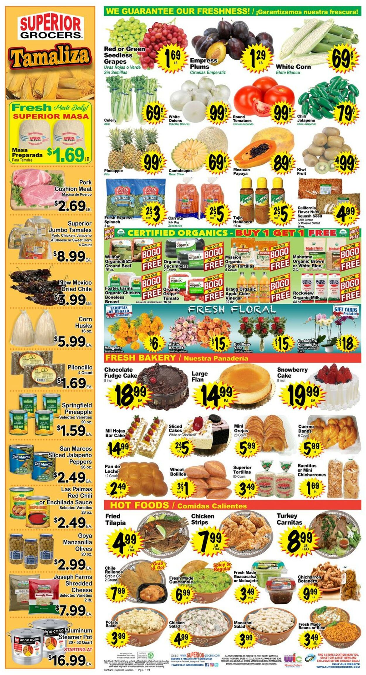 Catalogue Superior Grocers from 09/21/2022