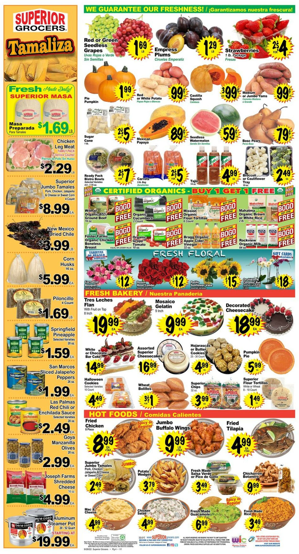Catalogue Superior Grocers from 09/28/2022