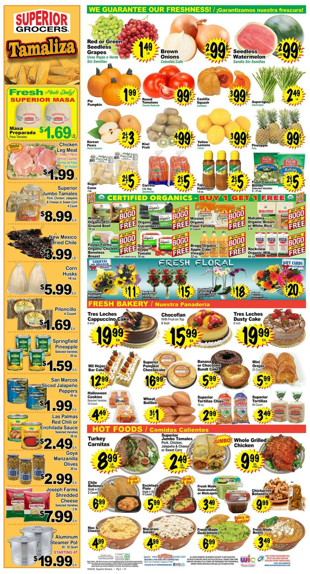Catalogue Superior Grocers from 10/05/2022