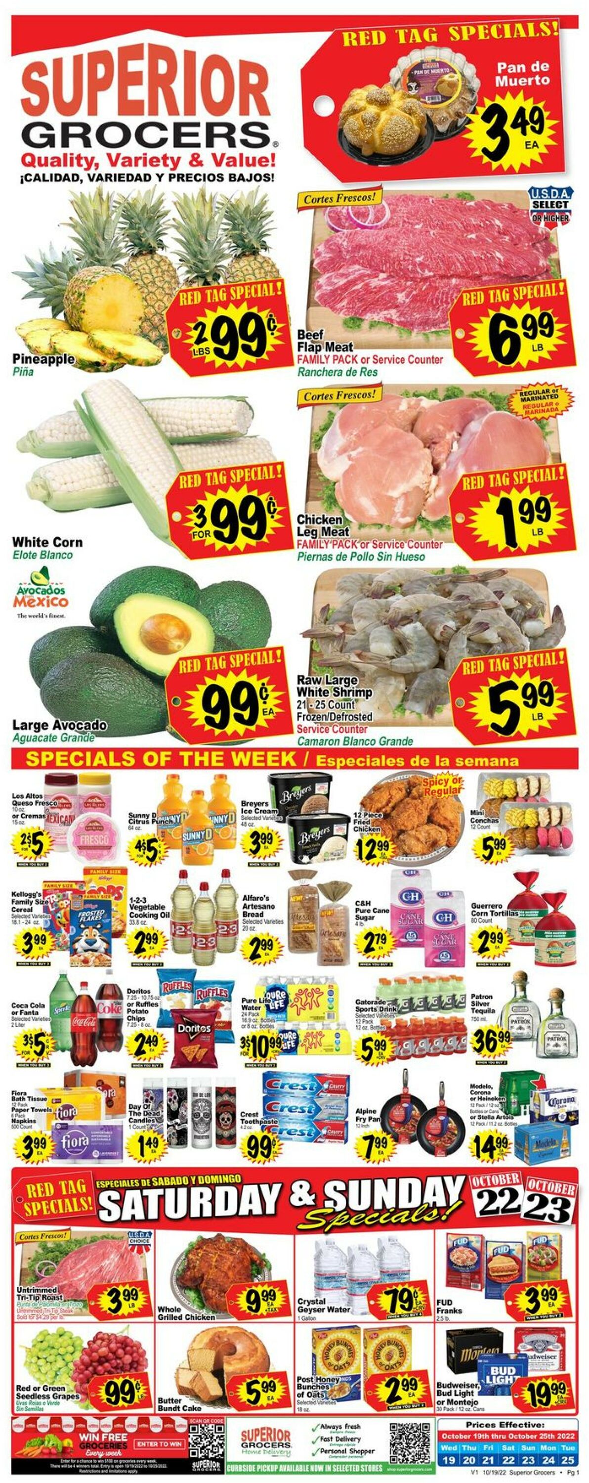 Catalogue Superior Grocers from 10/19/2022