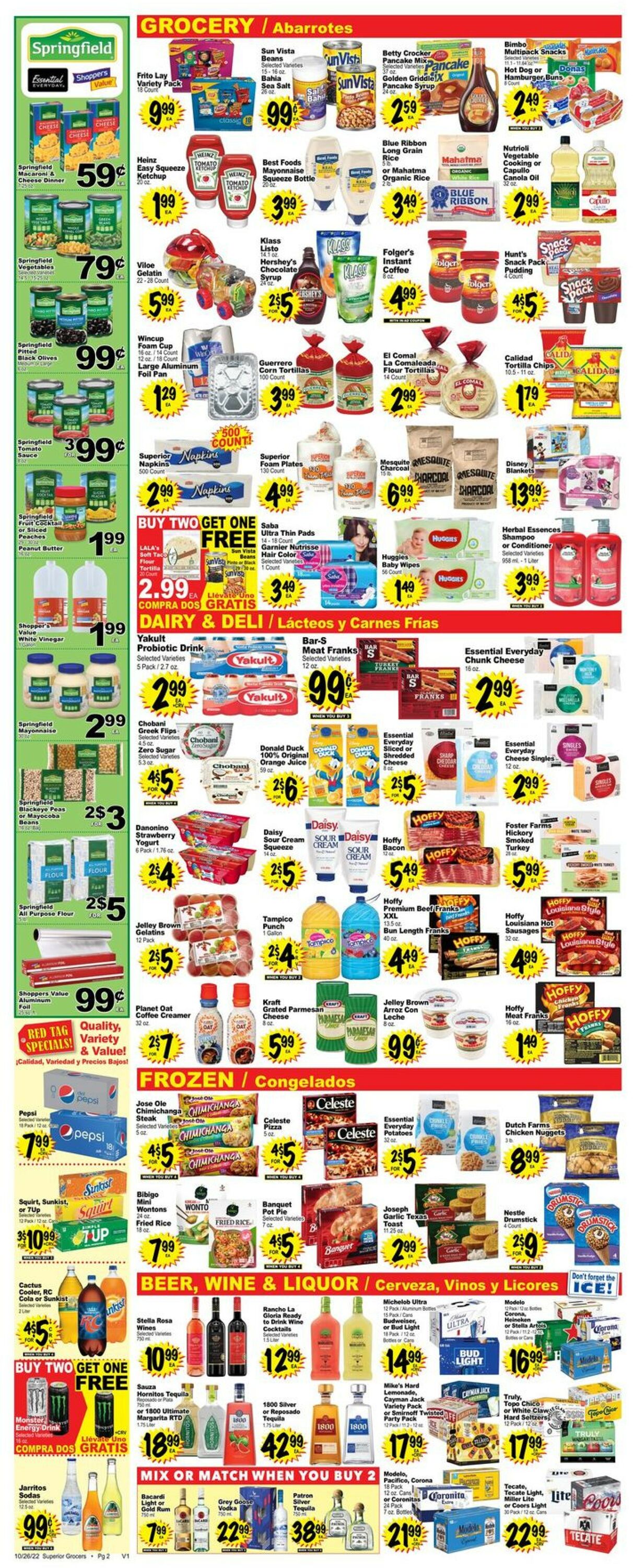 Catalogue Superior Grocers from 10/26/2022