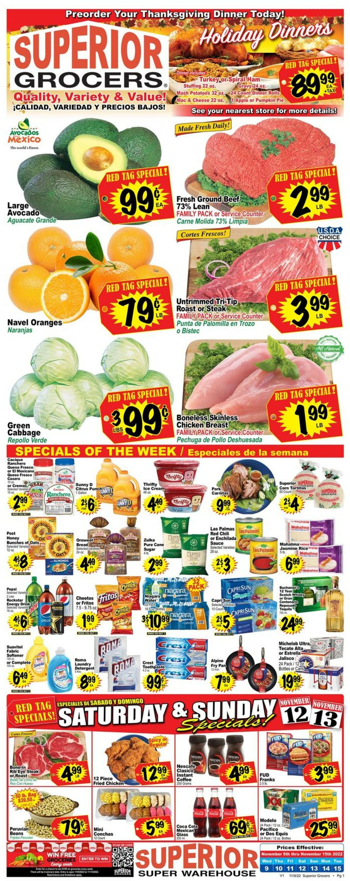 Catalogue Superior Grocers from 11/09/2022