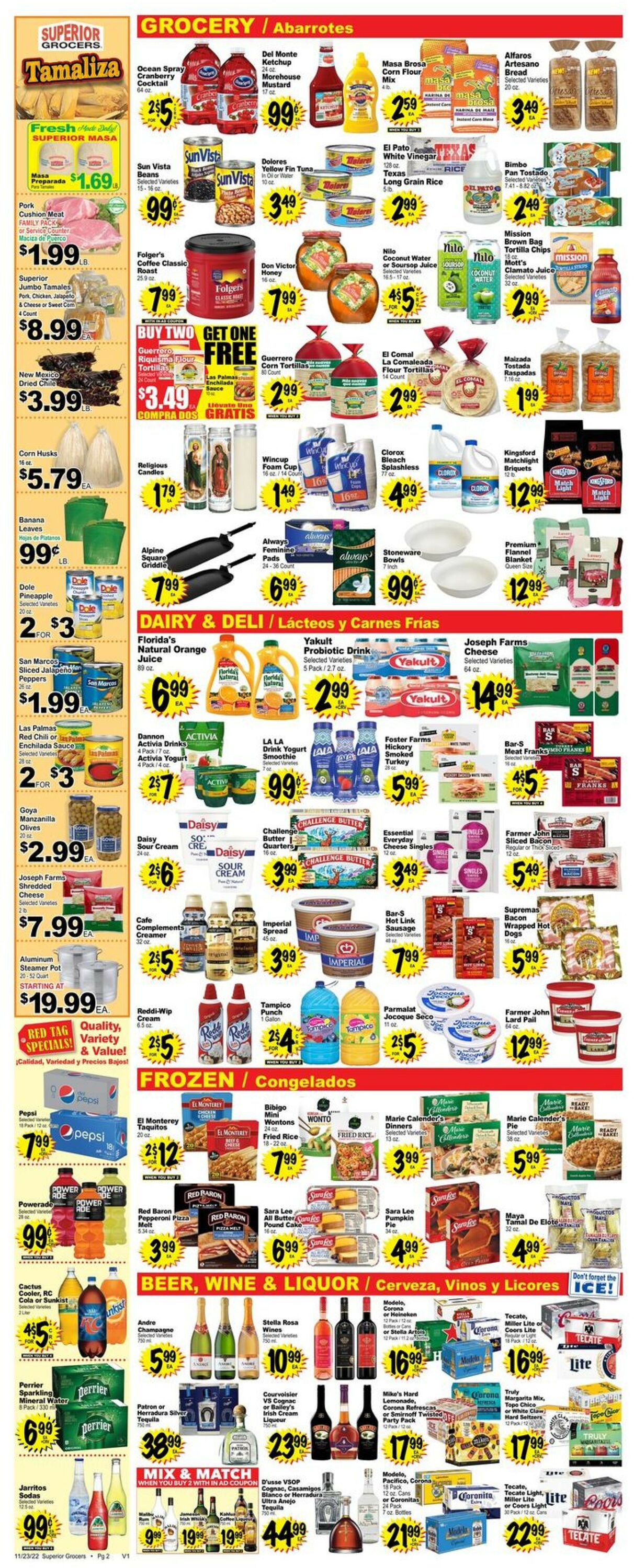 Catalogue Superior Grocers from 11/23/2022