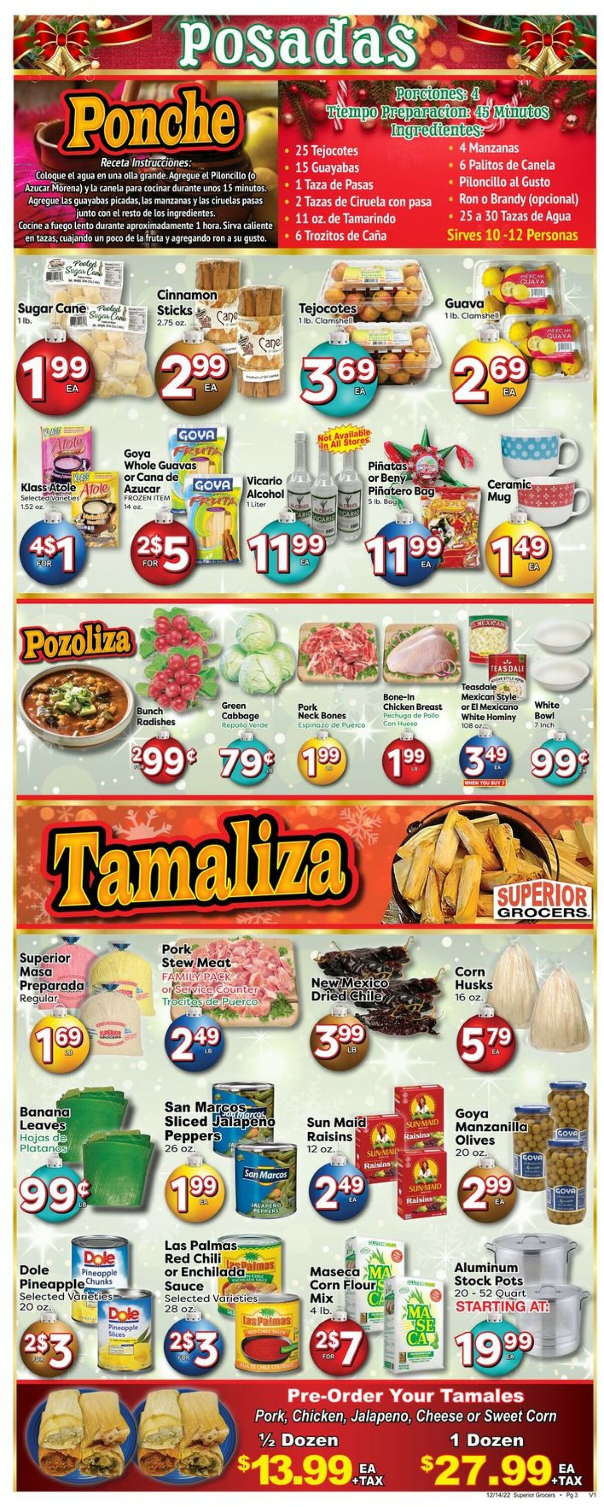 Catalogue Superior Grocers from 12/14/2022