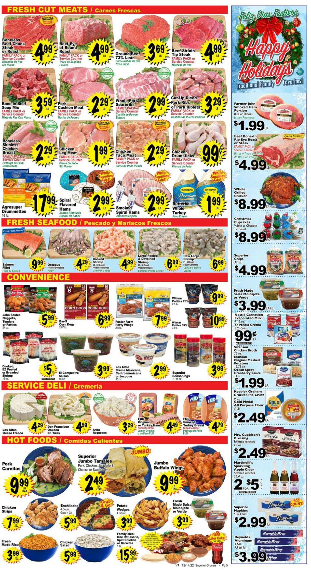 Catalogue Superior Grocers from 12/14/2022