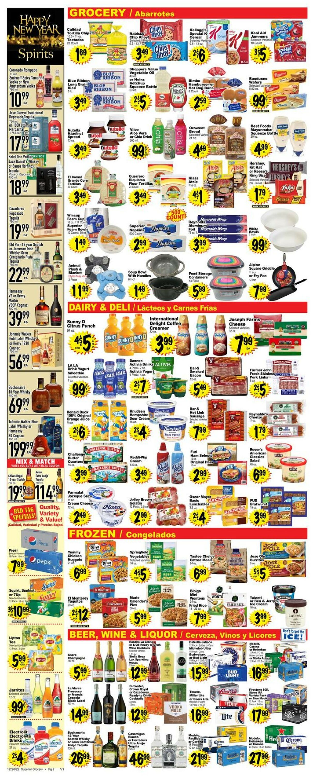 Catalogue Superior Grocers from 12/28/2022