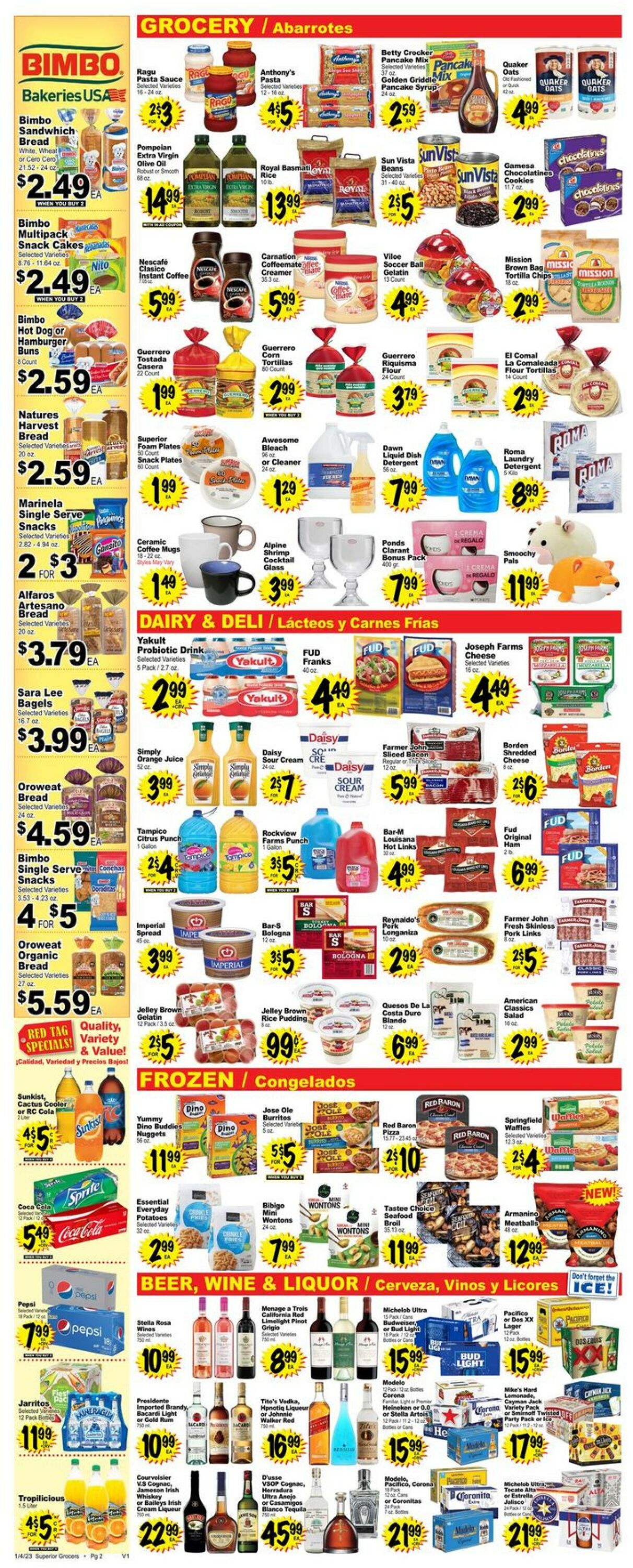 Catalogue Superior Grocers from 01/04/2023